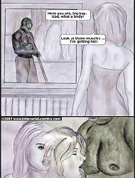 Muscled ebony toon sex Casanovas feel better than the sweetest jam for that ample-breasted maiden