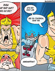 Free comic porn. Did you want a protein shake from the smoothie bar? Naw, I'm cool!